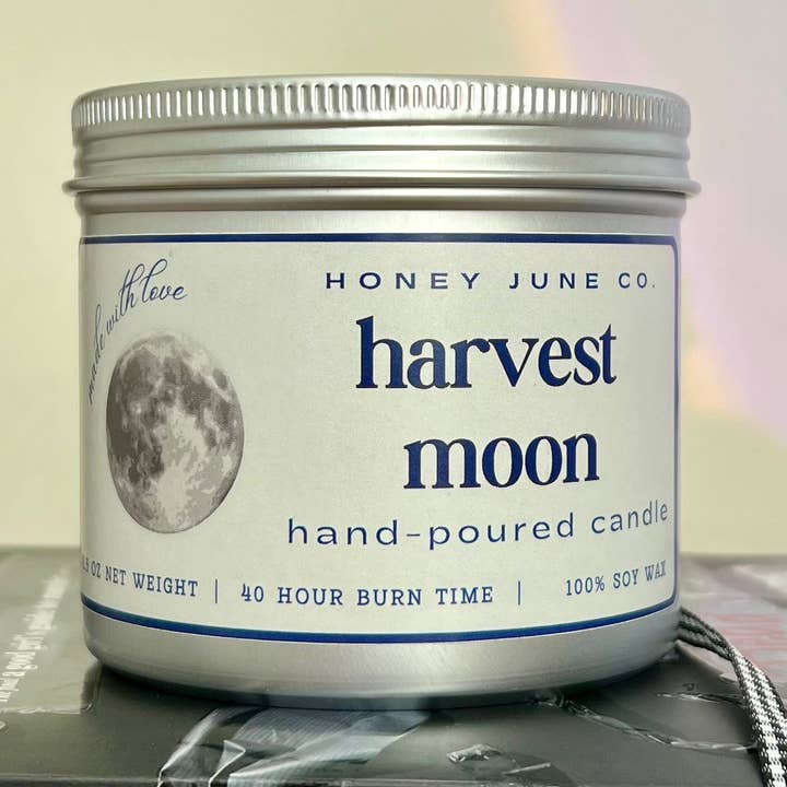 Harvest Moon Candle for wholesale by Honey June Co.