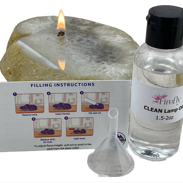 Roccia Roba - Wholesale DIY Craft Kit - ROCK CANDLE KIT - thick agate slab1