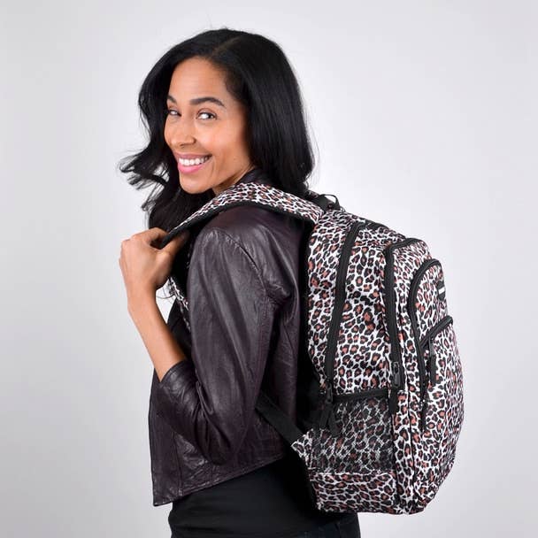 Selini New York - Wholesale Backpack - Women's - Cheetah Print Novelty Backpack1