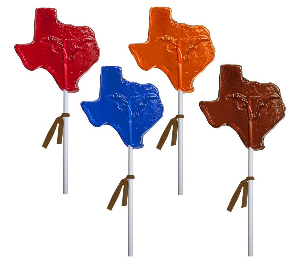 Melville Candy Company - Wholesale Lollipop - Texas Longhorn Lollipops - Assorted0