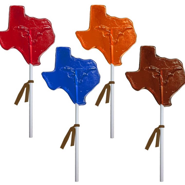 Melville Candy Company - Wholesale Lollipop - Texas Longhorn Lollipops - Assorted
