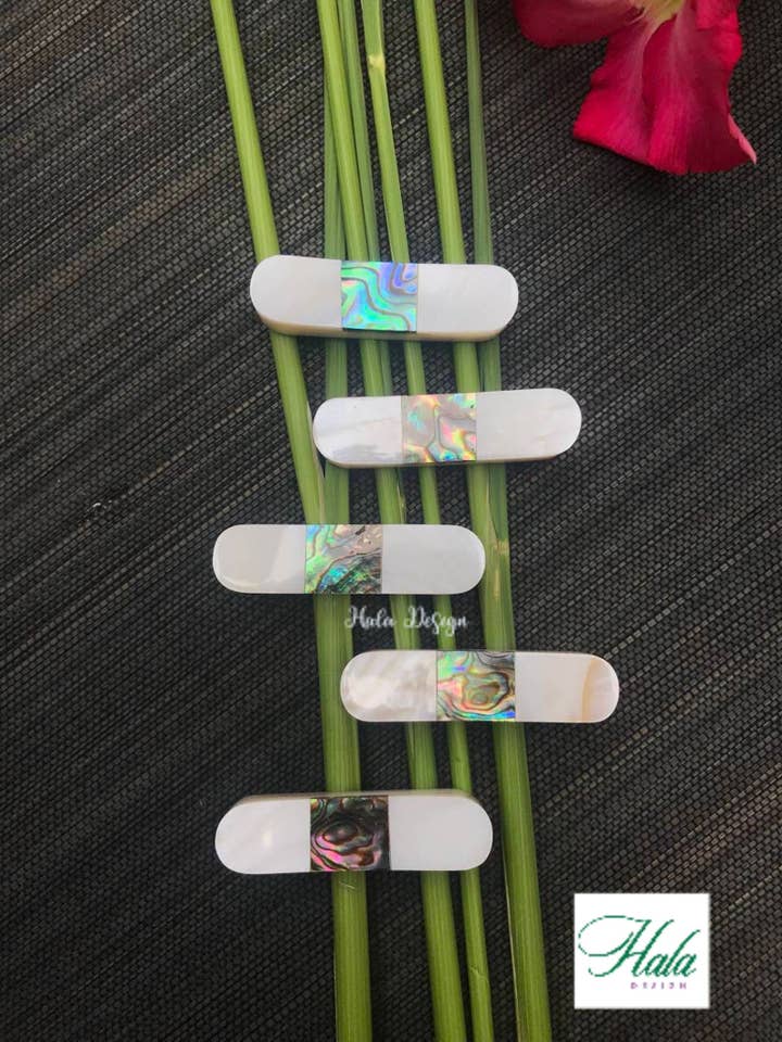 Essstäbchen- und Ablageset mit Muschelkissen für den Großhandel von Hala Design