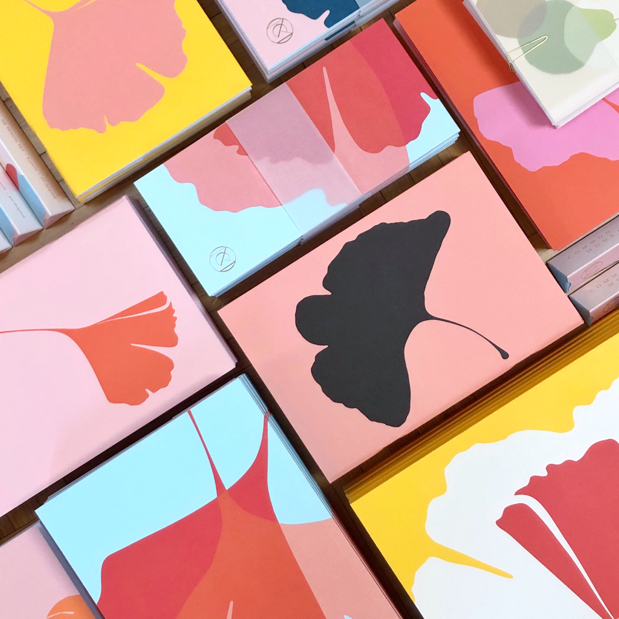 Common Modern - Wholesale Notebook - Ginkgo Pop No. 1 A5 Notebook | Dot Grid Notebooks | Journal4