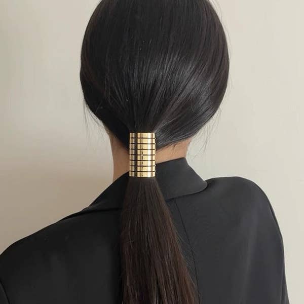 Basis Fancy - Wholesale Hair Clip - Women's - Geometric Shiny Hair Accessories Hairtie6