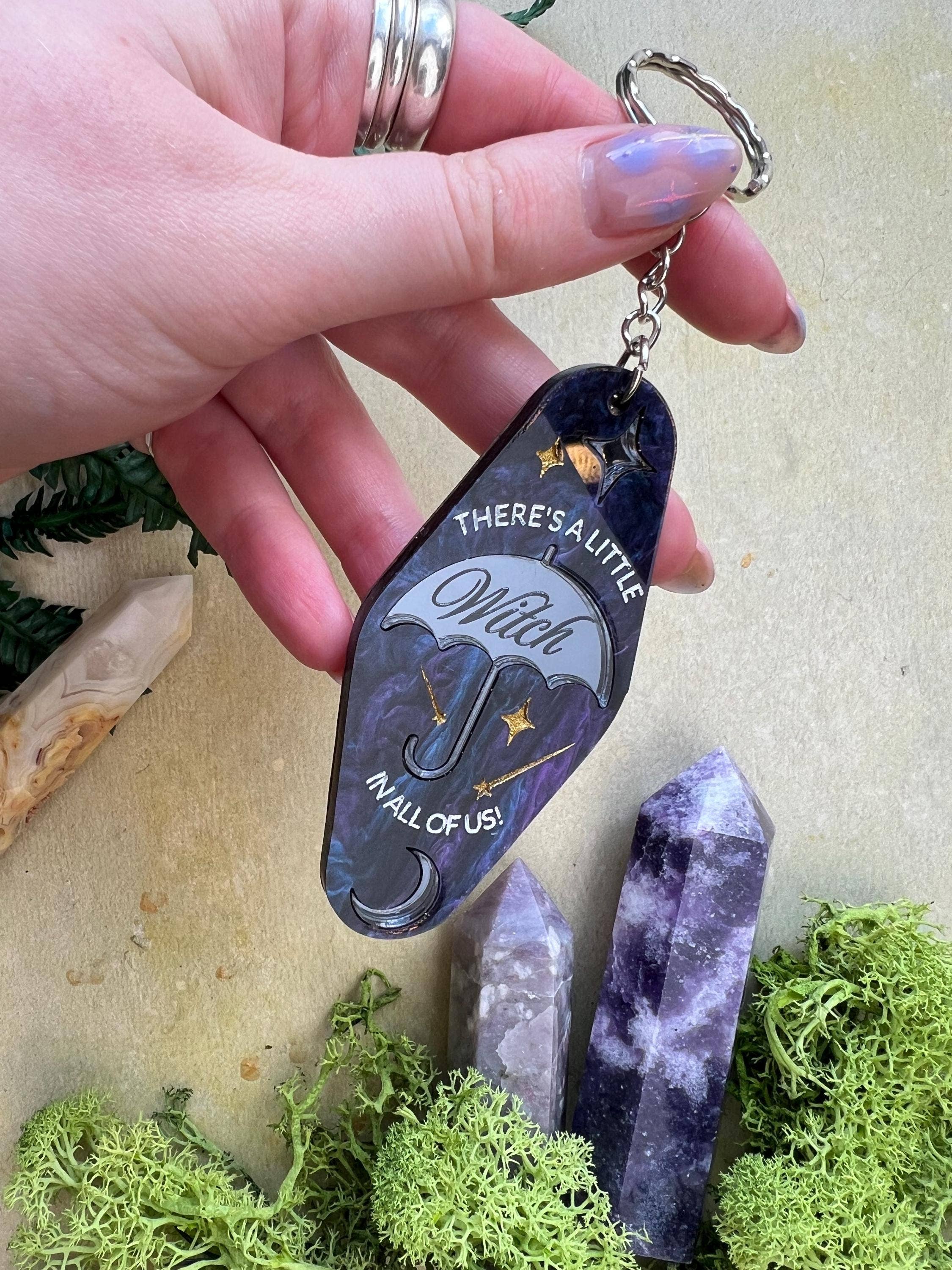 Mia Winston-Hart Accessories - Wholesale Keychain - Women's - Practical Magic Witchy Celestial Key Chain3