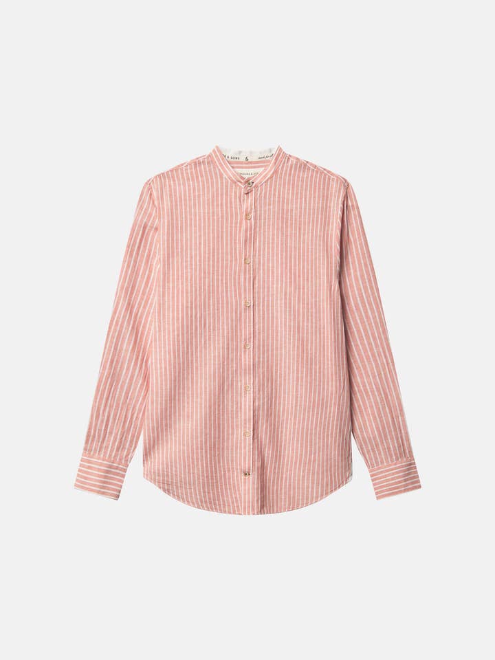 Hemd Pin-Stripes - Peach Stripes für den Großhandel von COLOURS & SONS