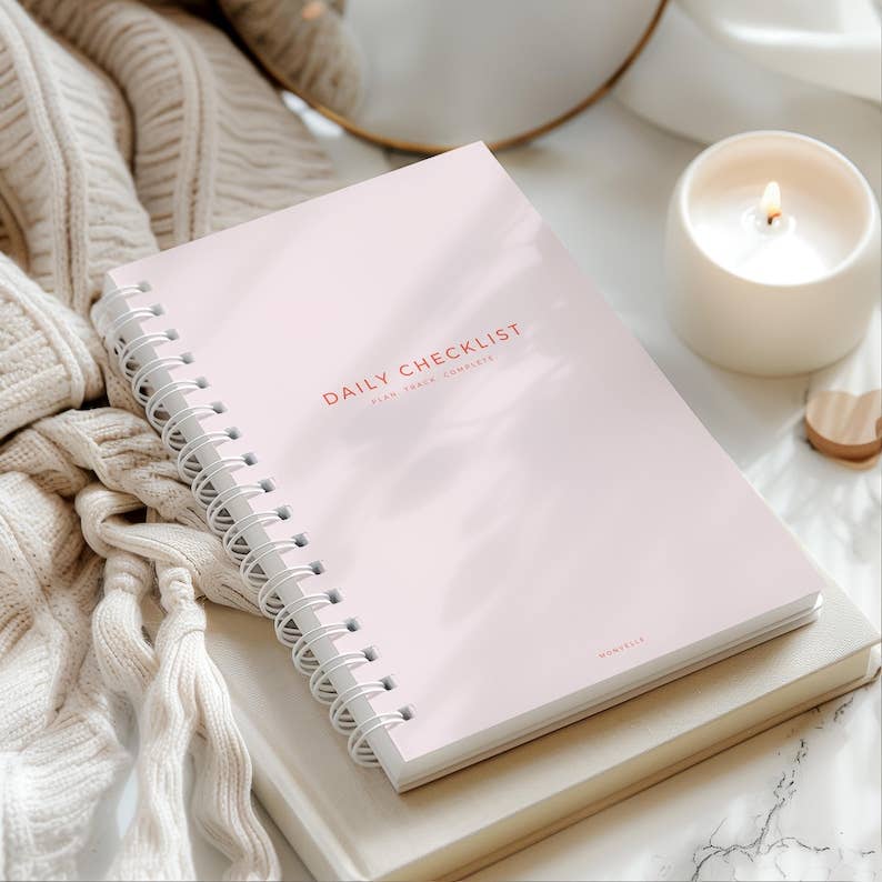 Monvelle - Wholesale Planner - Morning Afternoon Evening Daily Checklist Planner2