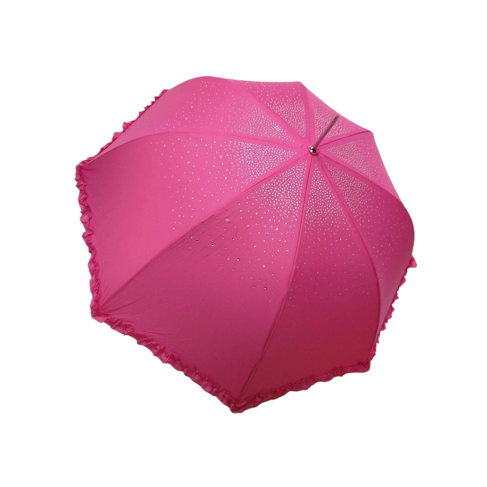 Superbia – Großhandel Regenschirm – Damen – Superbia Langschirm mit funkelnden Diamanten und Rüschen für Party und Events15