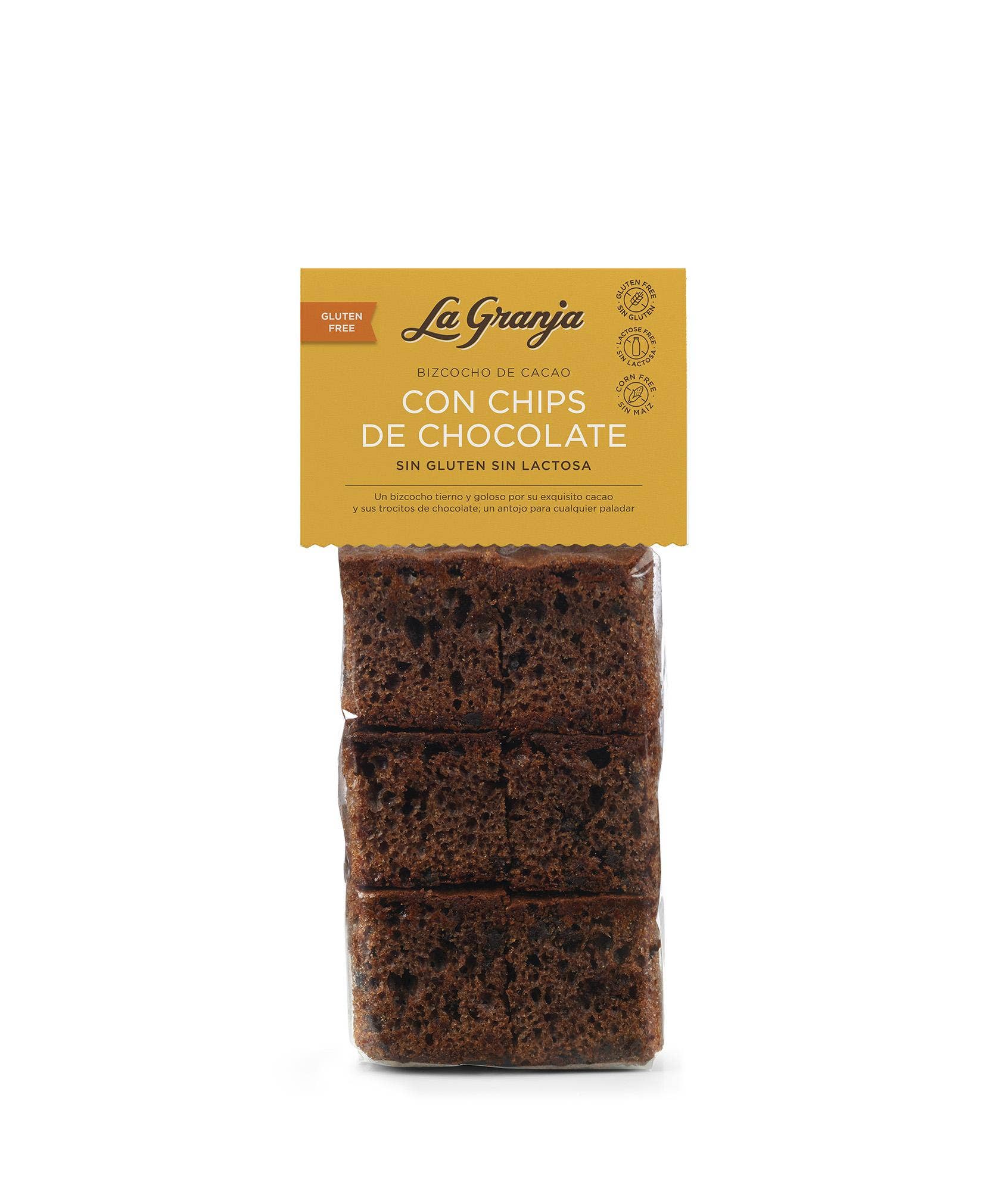 LA GRANJA FOODS 1959 - Wholesale Cake - GLUTEN-FREE CAKE WITH COCOA AND CHOCOLATE CHIPS