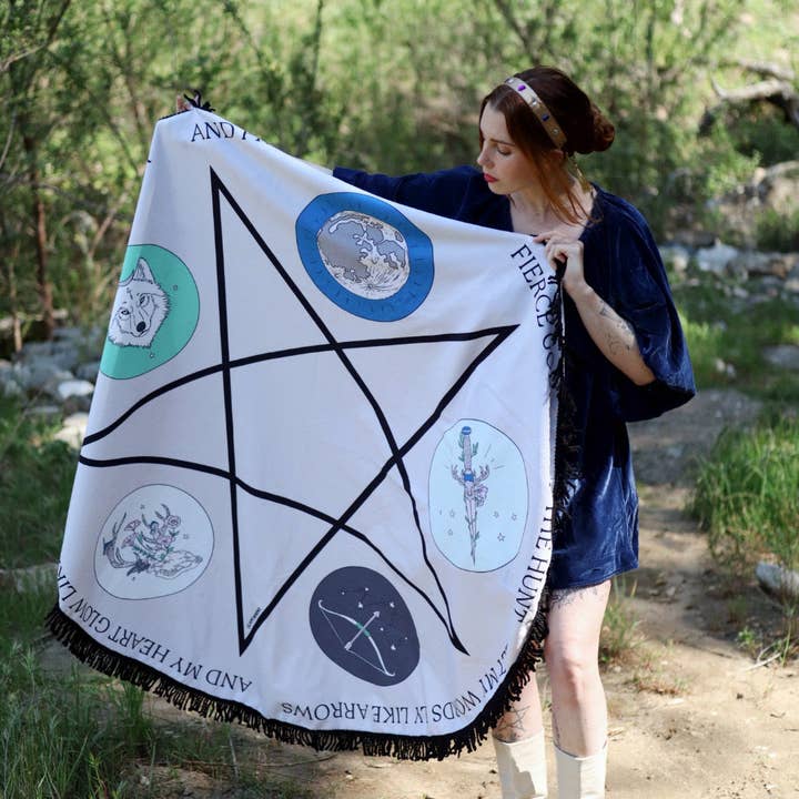 Lady Moon Co.® - Wholesale Tapestry/Textile - The Traveling Spell Space: Artemis