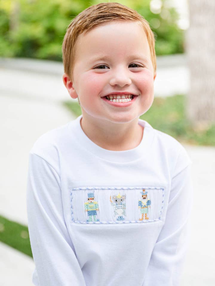 Ruth and Ralph - Wholesale Top & Pant Set - Kids - Nutcracker Smocked Beau T-Shirt/Pants Set4