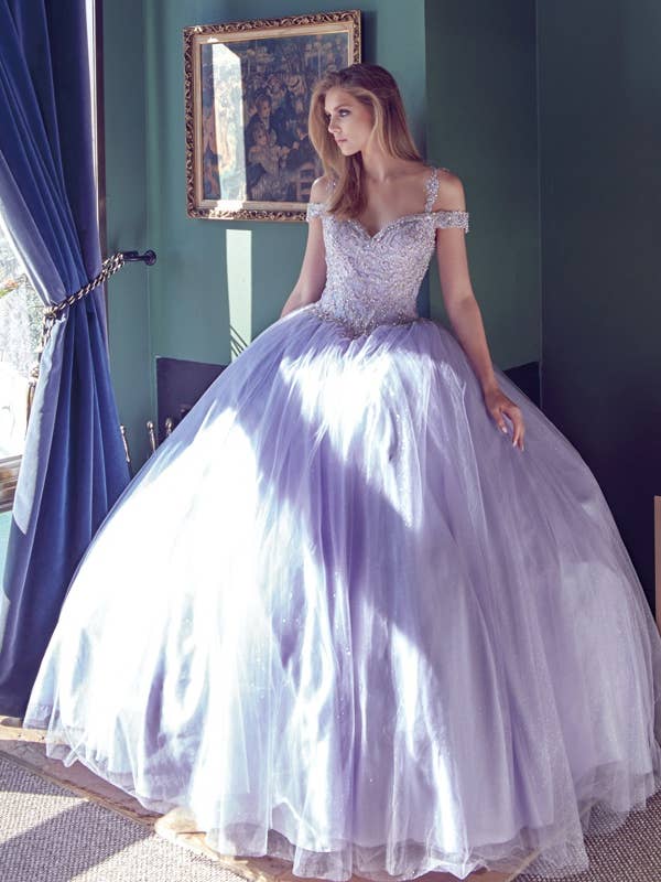 Juliet broderad aplikerad tyllbaljklänning för wholesale av Juliet