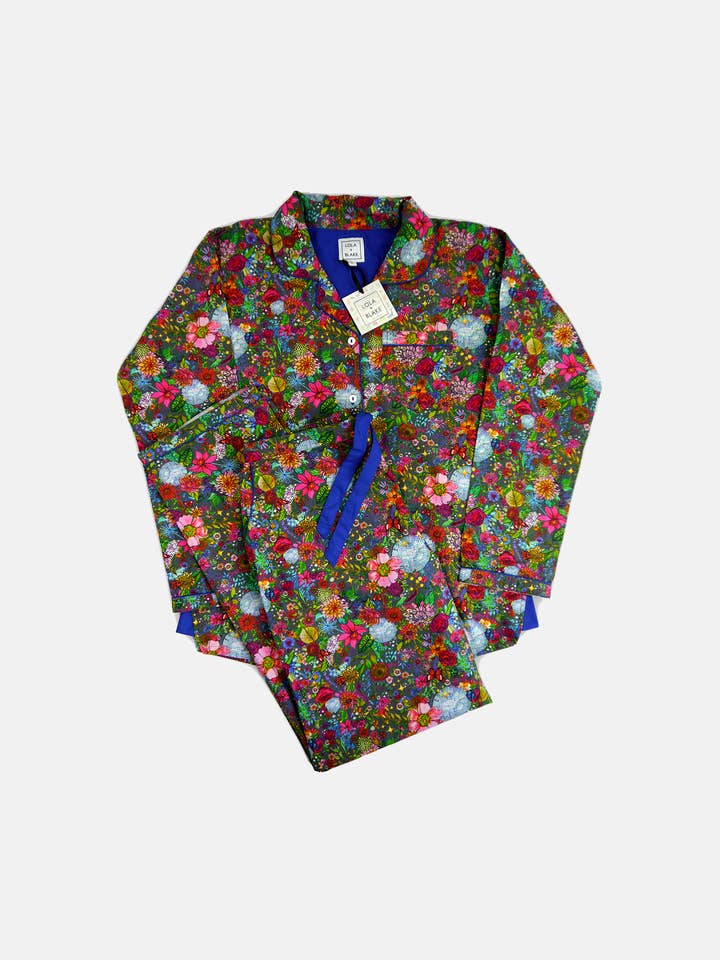 Floral Disco Women's Pyjama Set for wholesale by LOLA+BLAKE