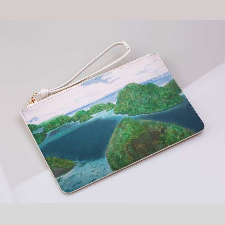 LanRetro – wholesale Clutch bag – women's – Seascape Clutch Bag0