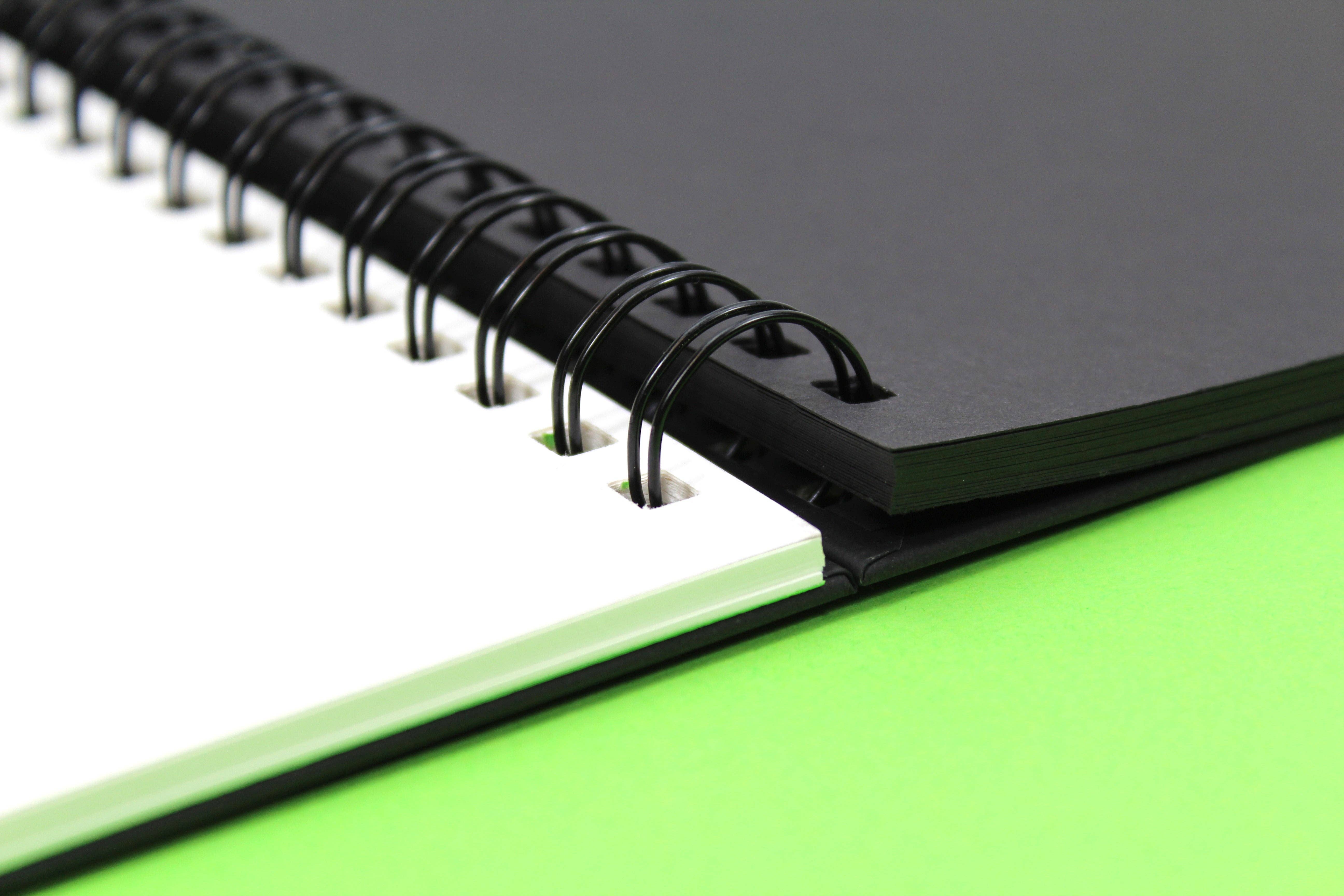 Black Stocky Mixed Media Sketchbook A4 Portrait for wholesale on Faire5