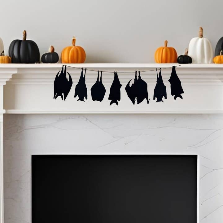 The Hanging Bat Garland for wholesale by The Creative Garland Company