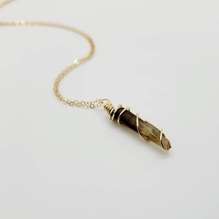 Healing Jewelry Co., LLC – wholesale Hänge-/berlockhalsband – Rökkvarts halsband | Kristall Halsband | Kristall smycken