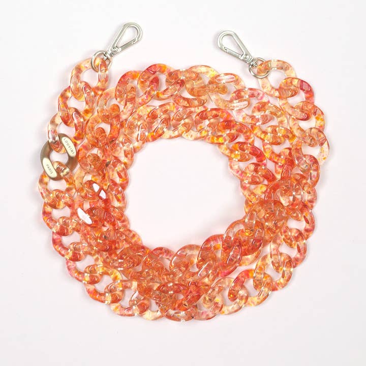 Cadena ZOE Sunrise con eslabones grandes en resina para venta al por mayor de Louvini Paris