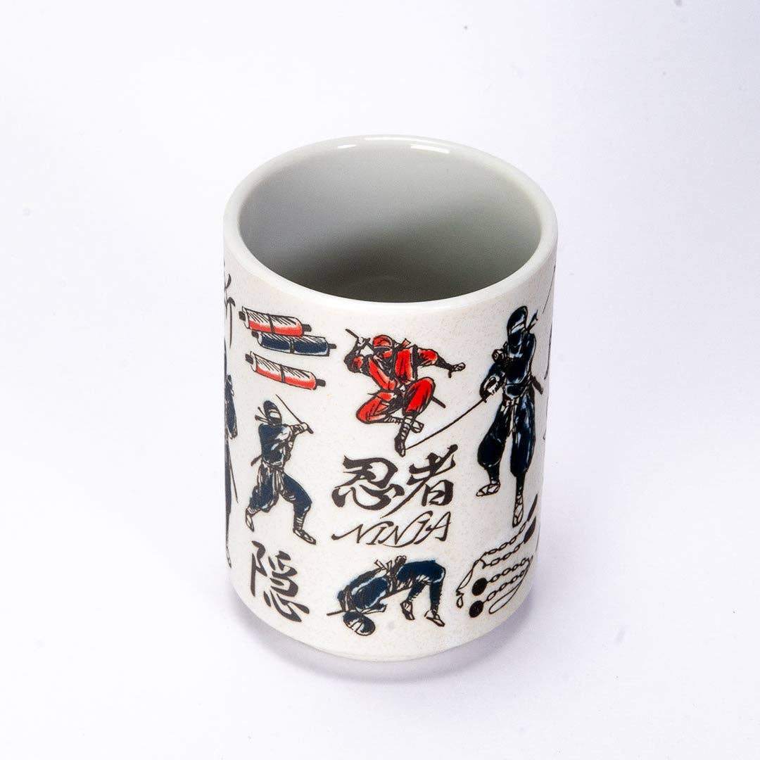 Urban Tokyo - Wholesale Coffee Mug - Japanese Ninja Yunomi Style Tea Cup Reactive Glaze 9 fl oz JP (6/60)1