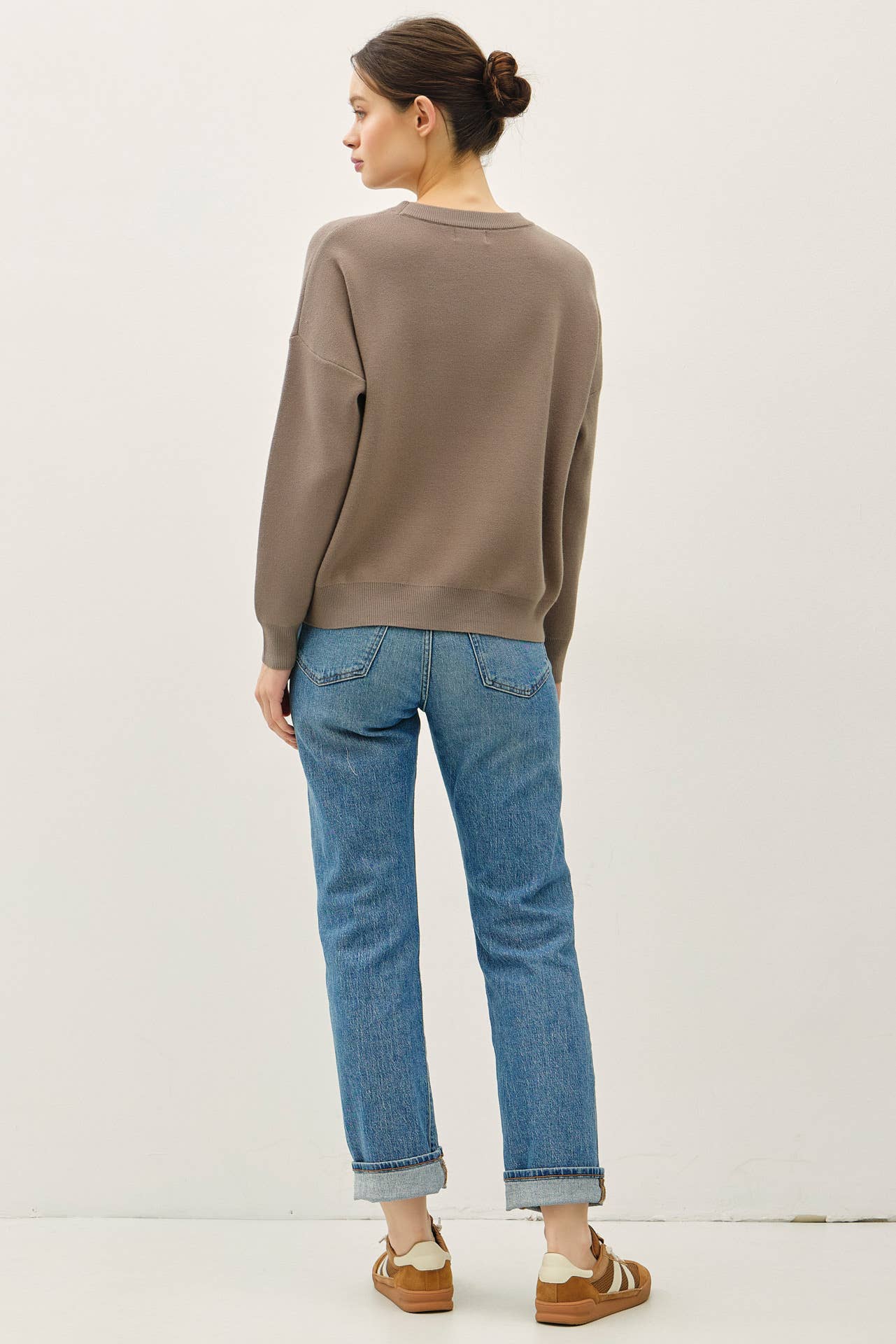 Be Cool - Wholesale Knit Sweater - Women's - CREW NECK BOXY FIT SWEATER17