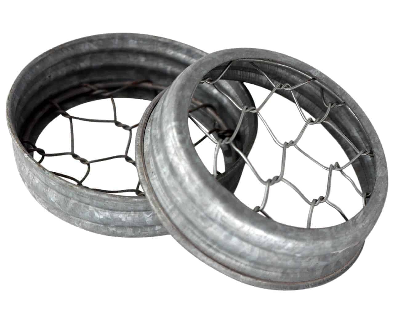 Mason Jar Lifestyle - Wholesale Jar - Galvanized Metal Flower Organizer Frog Lid for Mason Jars11