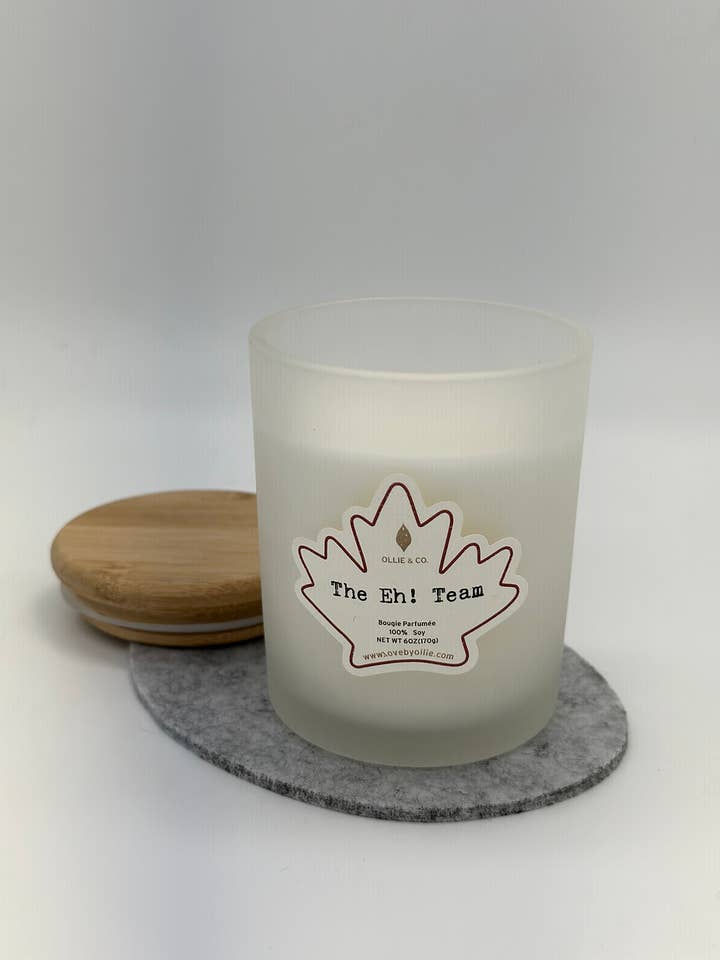 Het „Eh” -team! 6 oz voor wholesale door Ollie & Co. | Unique Home Fragrance