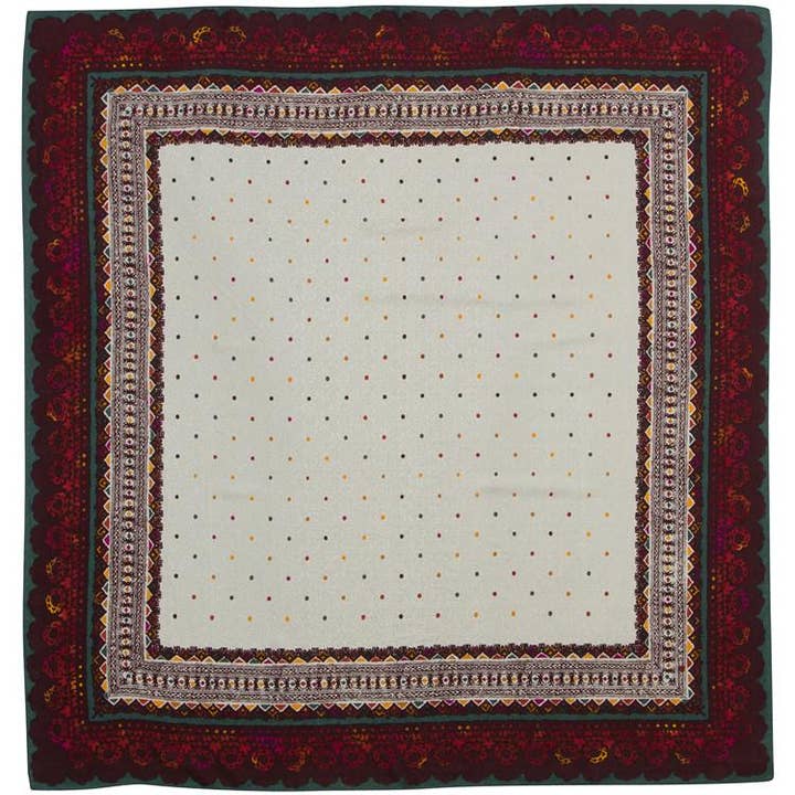 World Accents - Silk Jacquard Over-sized Square 102 por atacado de PariScarves