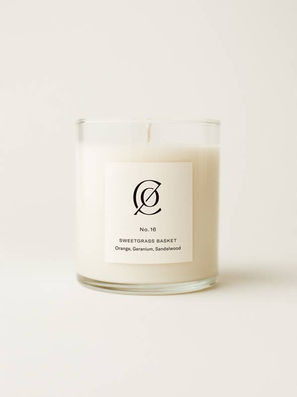 Wholesale No. 16 Sweetgrass Basket Soy Candle for your store