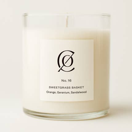 Charleston Candle Co. – Großhandel Kerze im Glas / gefüllte Kerze – Nr. 16 Soja-Kerze mit Sweetgrass0