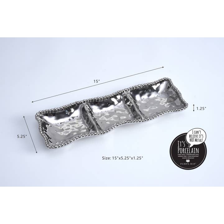 Pampa Bay - Wholesale Serving tray - 3 Section Serving Piece1