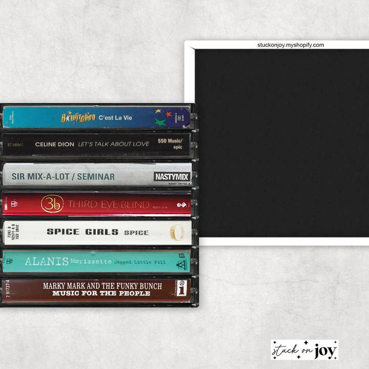 Stuck On Joy - Wholesale Magnet - 90'S MUSIC CASSETTE TAPES ON 2X2 MAGNET v5