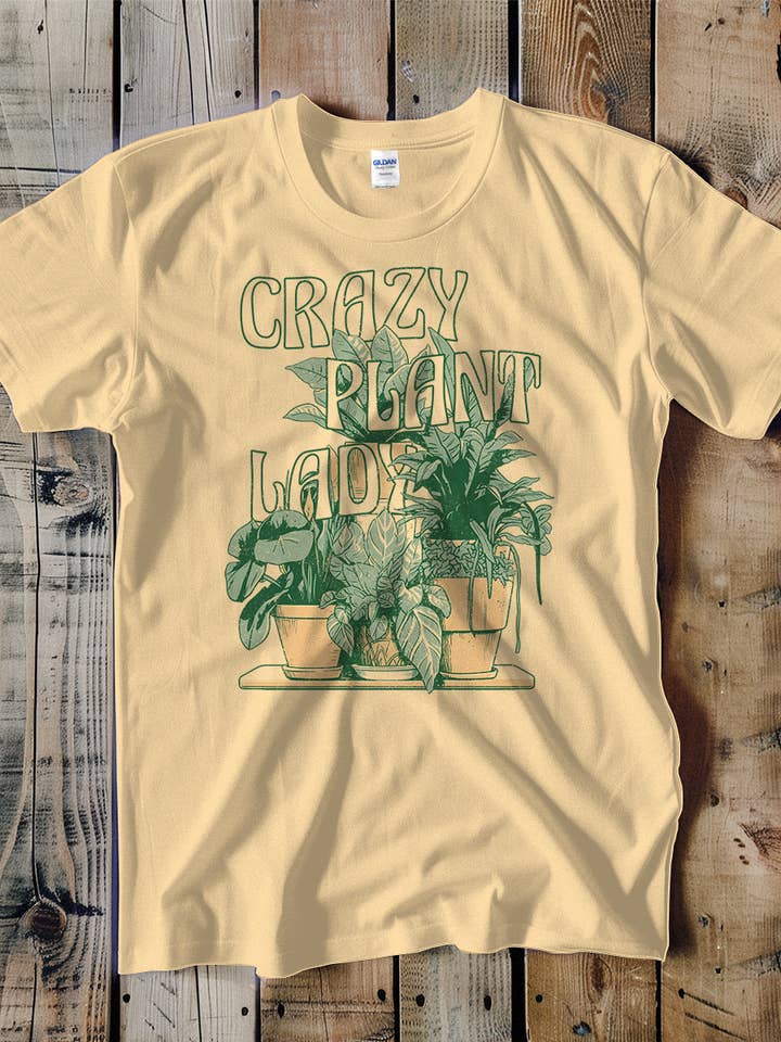 Crazy Plant Lady Unisex Tee for wholesale by Swift Retail
