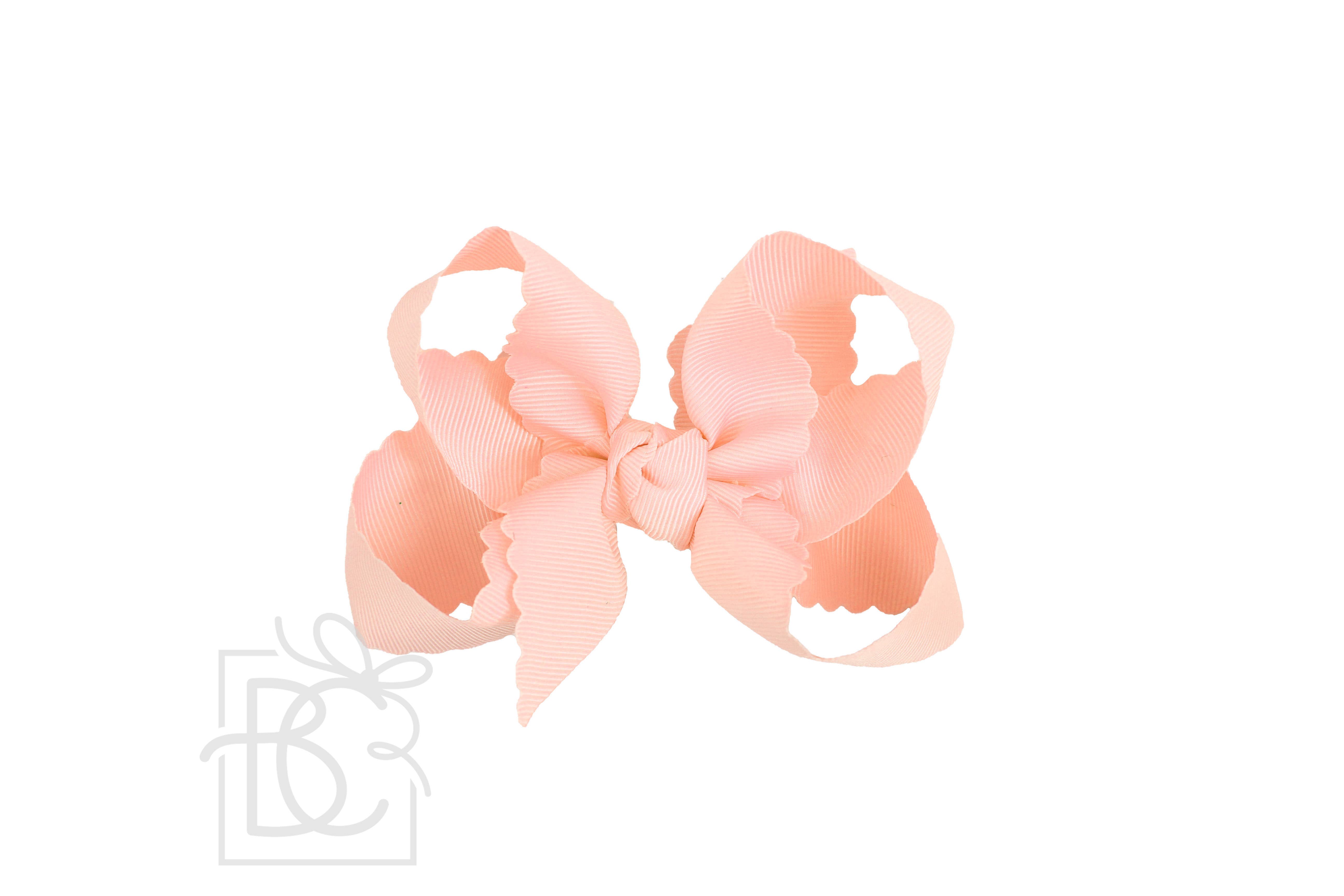Beyond Creations, LLC – wholesale Hair bow – Kids – SCALLOPED EDGE BOW27