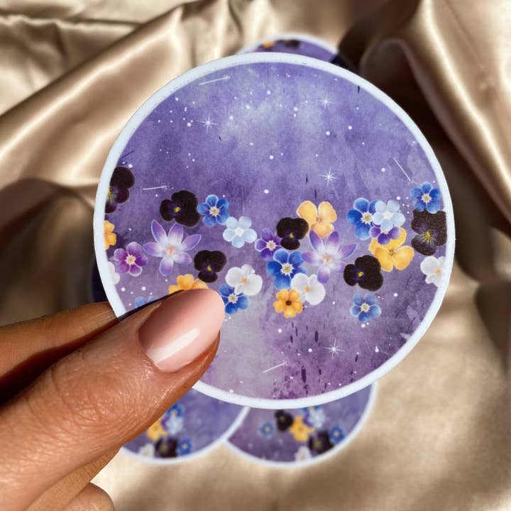 Persephone Moon Vinyl Sticker for wholesale by Terra Soleil