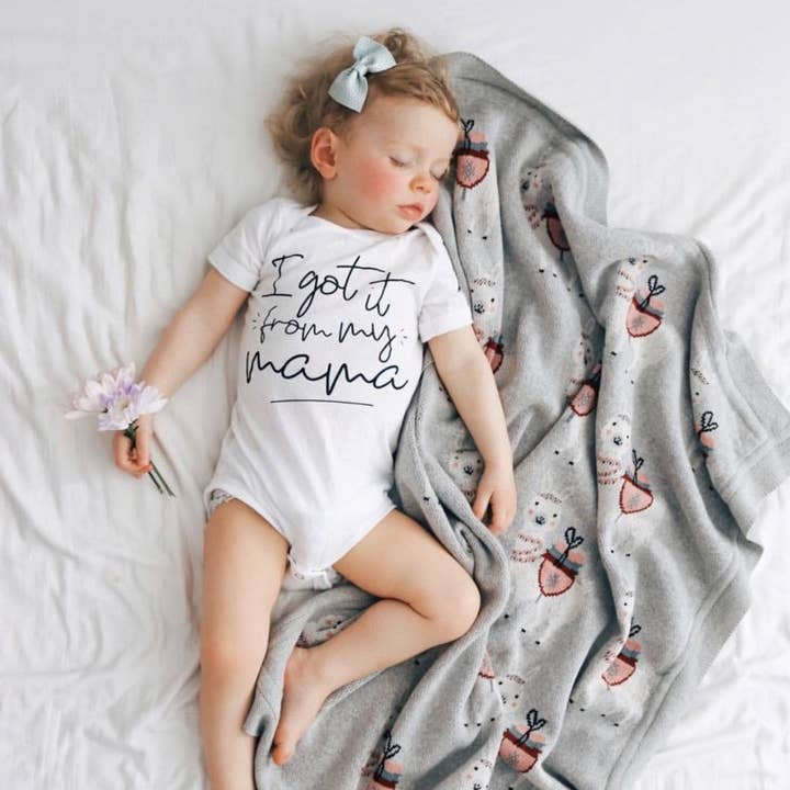 I Got It From My Mama Vest for wholesale by Willow & Fleur UK