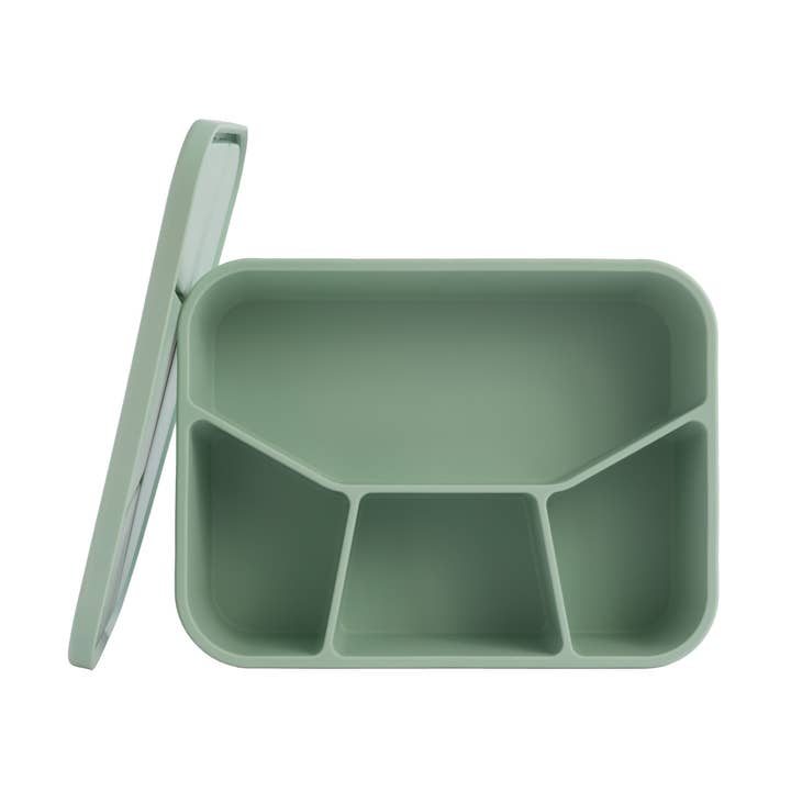 Silicone Lunch Box- Large - Light Sage and other Purchase Wholesale lunch trays. Free Returns & Net 60 Terms on Faire trending on Faire.