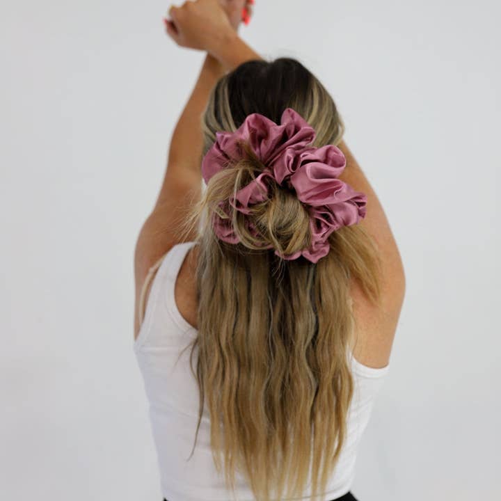 KAXI - Wholesale Scrunchie - Women's - JUMBO SLEEP SILK/SATIN SCRUNCHIES36