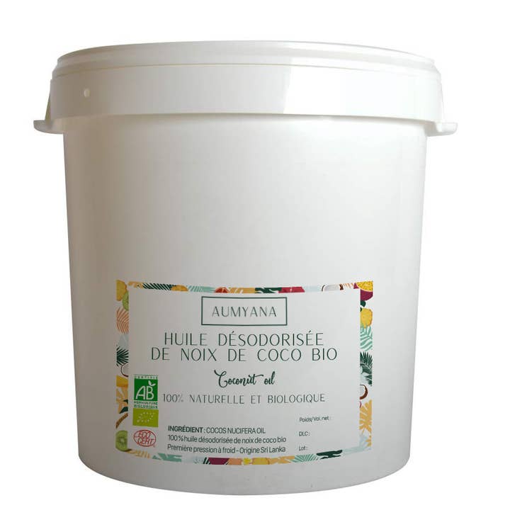 Organic deodorized coconut oil 18.5 KG (Copy) for wholesale by Aumyana