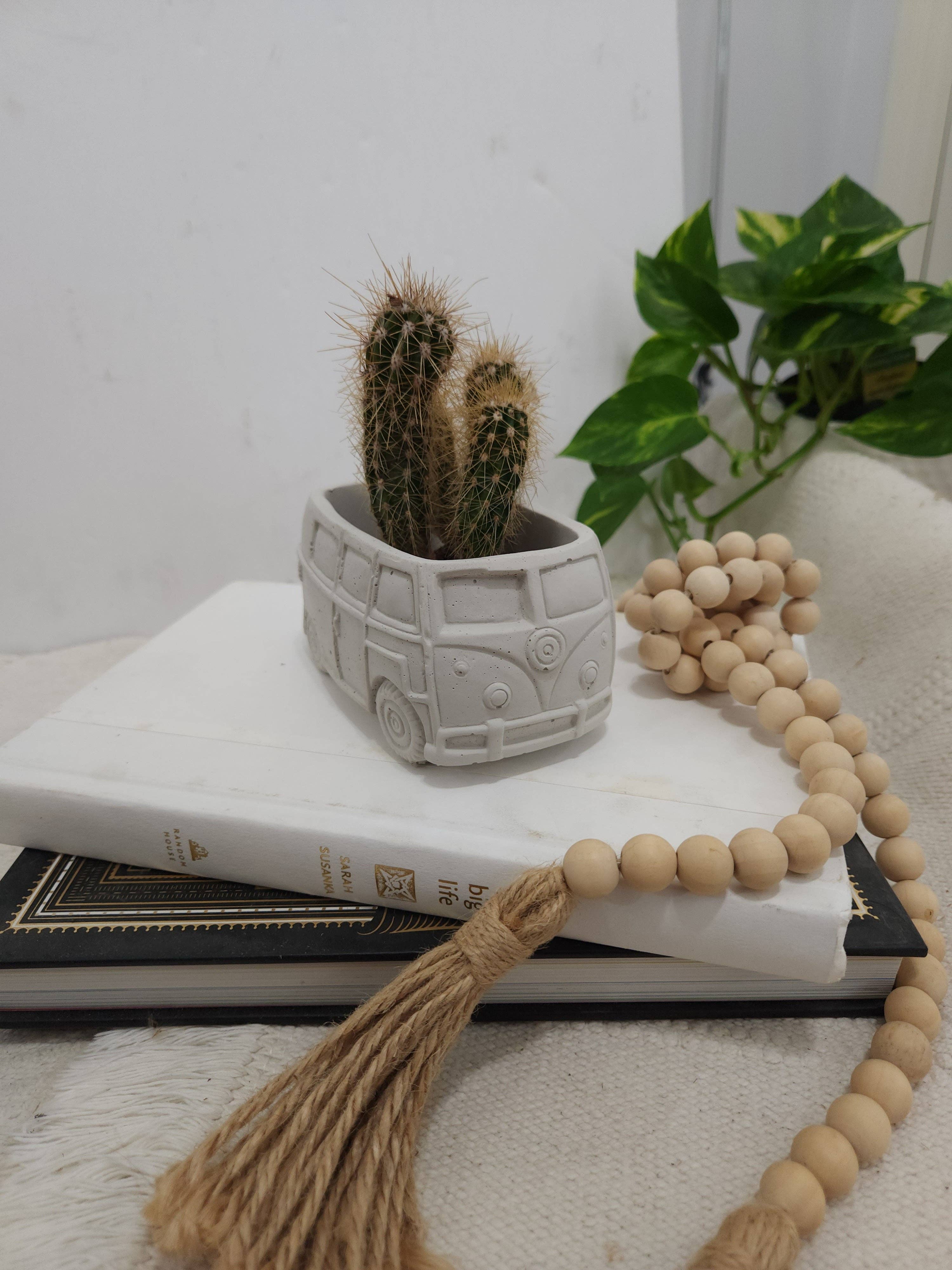 Plant 'er Here - Wholesale Plant Pot - Retro Bus Compact Succulent Plant Pot0