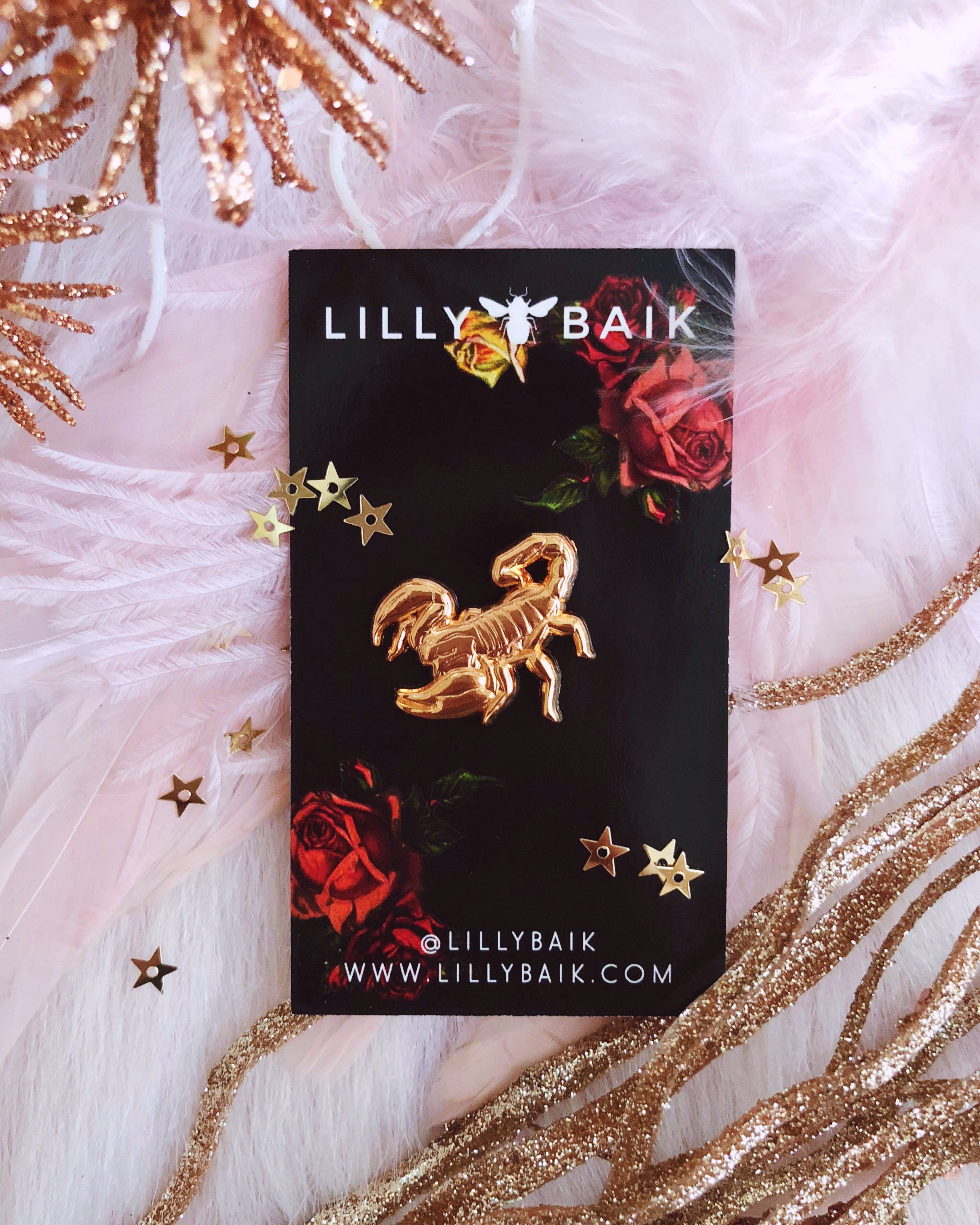Lilly Baik - Wholesale Lapel Pin/Button - Scorpion 3D Lapel Pin1