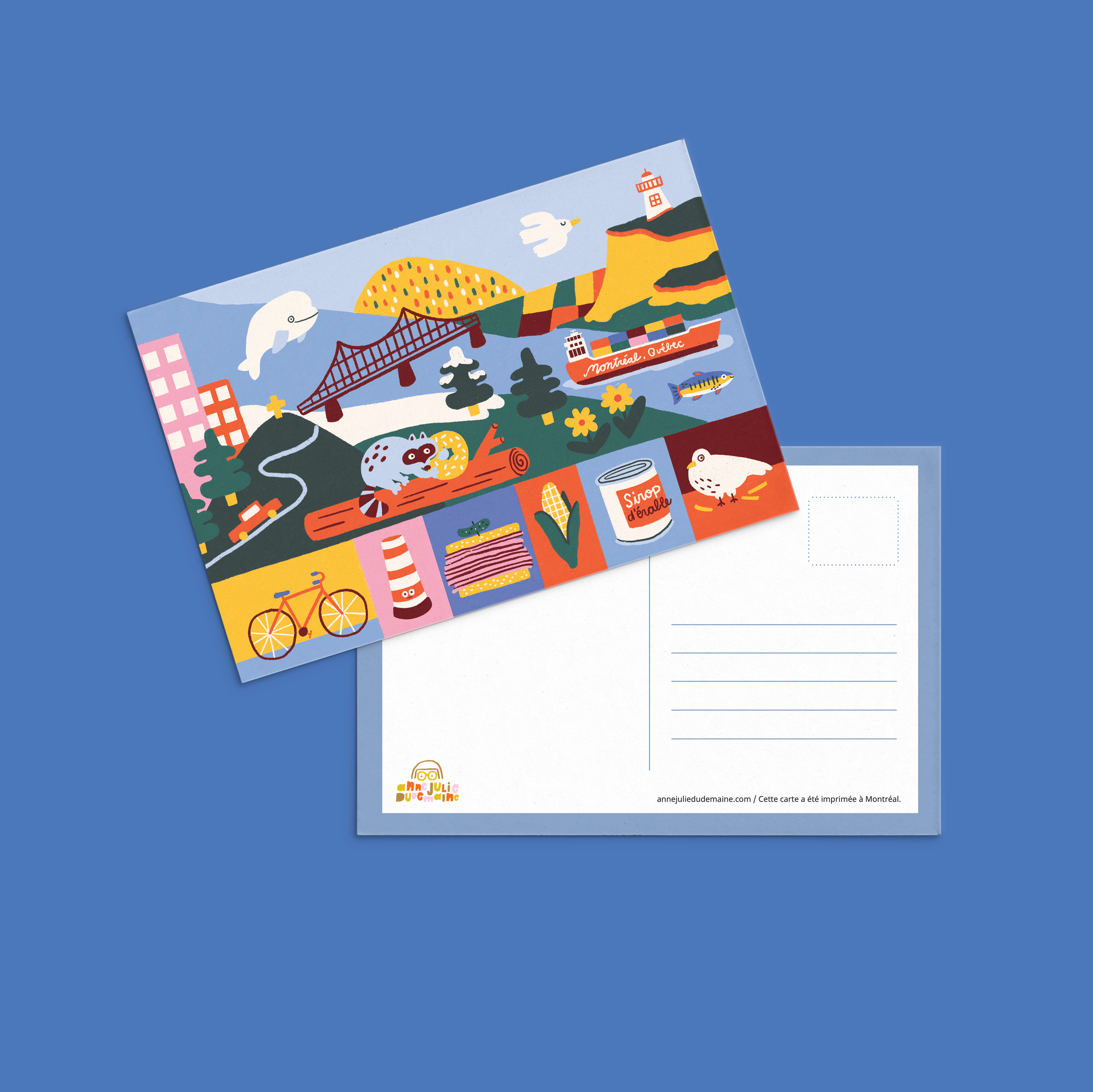 Anne-Julie Dudemaine - Wholesale Postcard - Carte postale 'Montréal, Québec'0