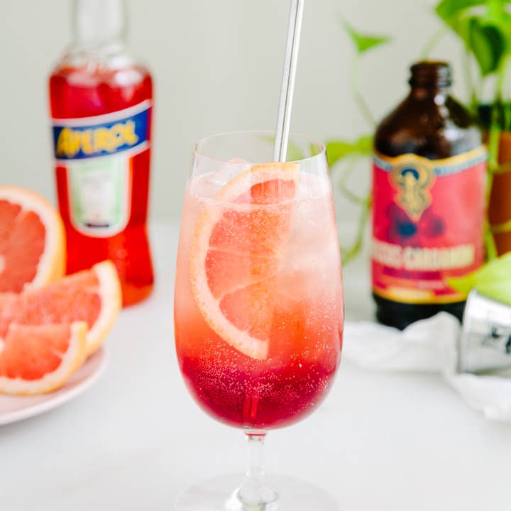 Portland Syrups - Wholesale Cocktail Mix/Syrup - Hibiscus Cardamom Syrup 3.4oz - cocktail / mocktail mixer5