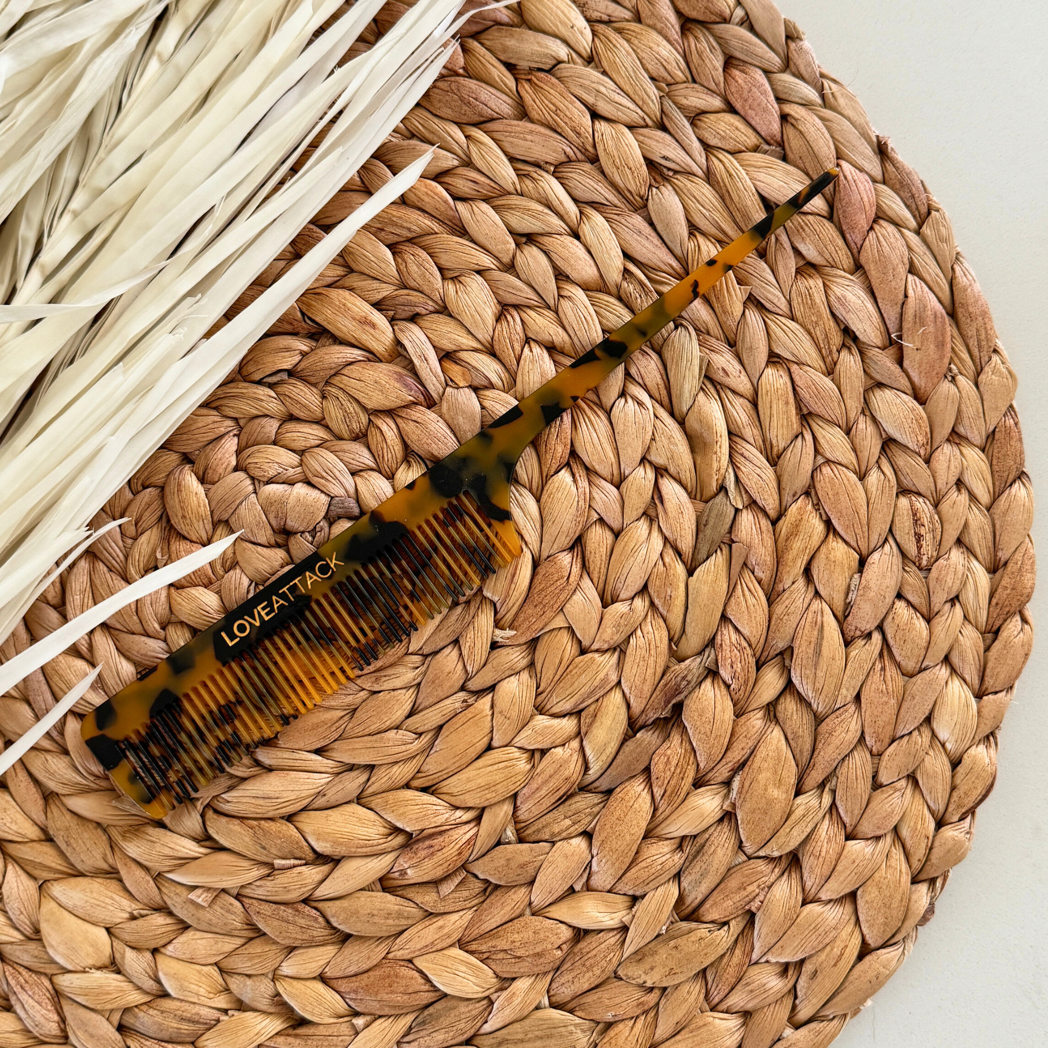 Love Attack - Wholesale Hair Brush/Comb - Cellulose Acetate Tail Hair Combs4