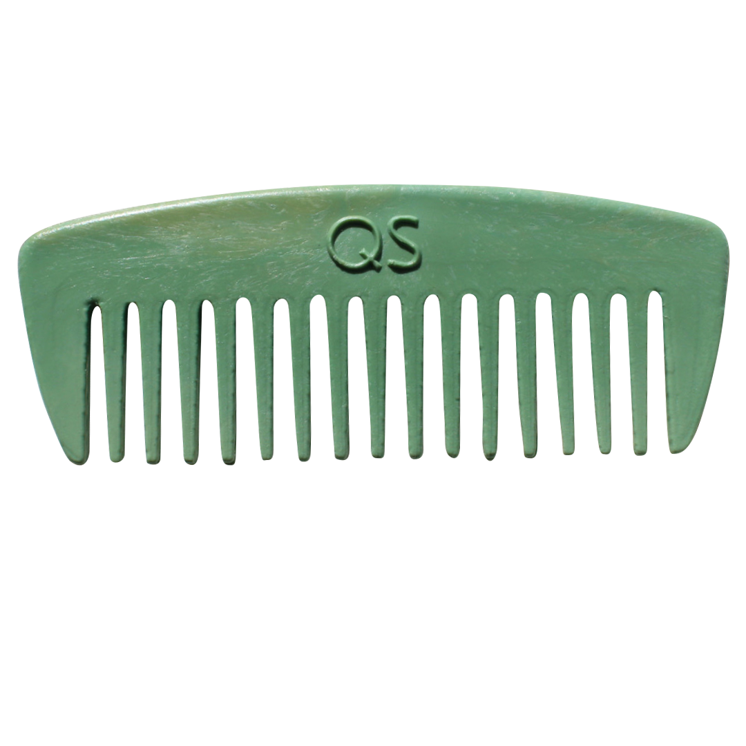 Queen Scrunchie - Wholesale Hair Brush/Comb - 100% Recycled Green Hair Comb2