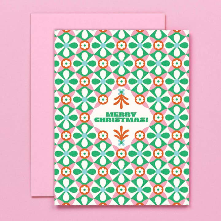 Fancy Christmas • Fancy Pattern Christmas Card or Card Set for wholesale by My Darlin'