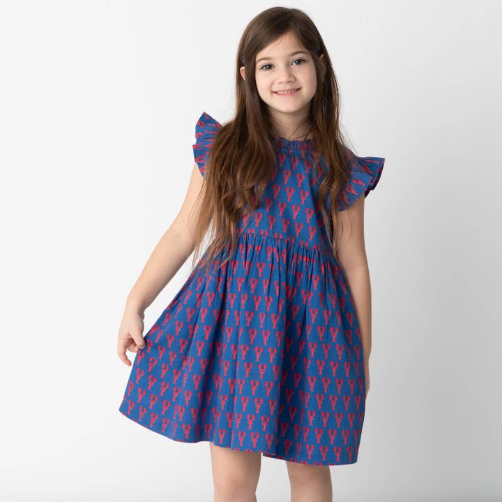 Langoestjurk met ruches voor wholesale door TukTuk Designs