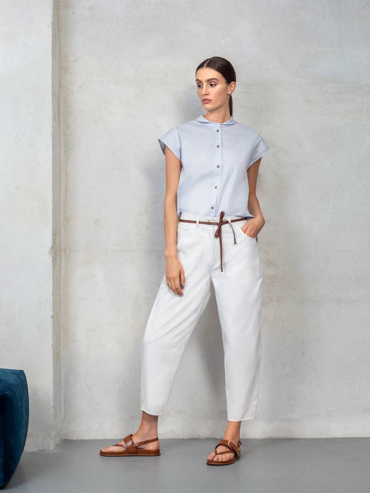 Blusa T de Cuello Redondeado para venta al por mayor de Spoon