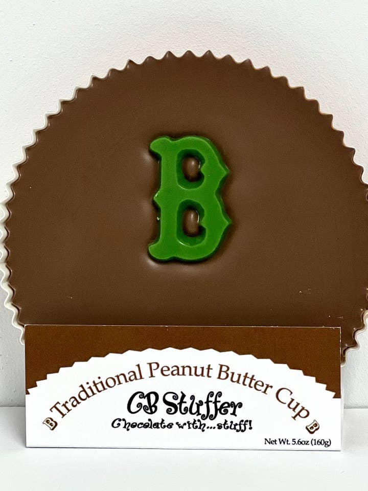 Boston Celtics Traditional Milk Peanut Butter Cups for wholesale by CB Stuffer