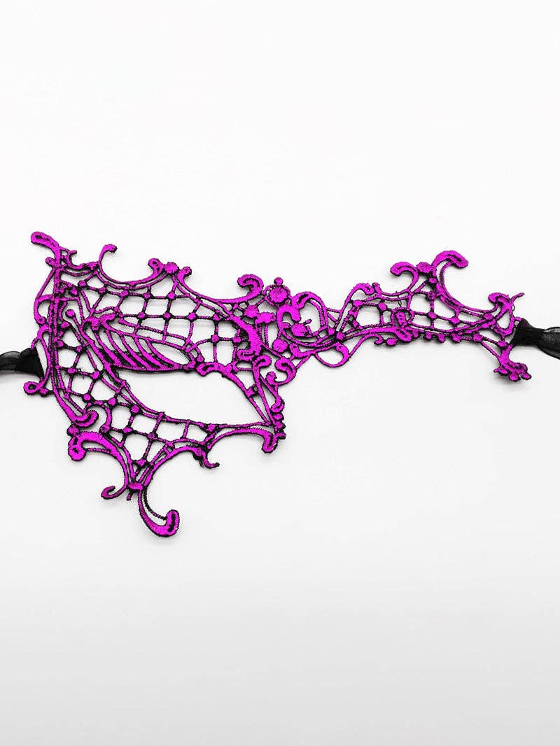 Tourtiwi - Vendita all'ingrosso Costume di carnevale - Donna - Maschere facciali in pizzo One Eye Half9