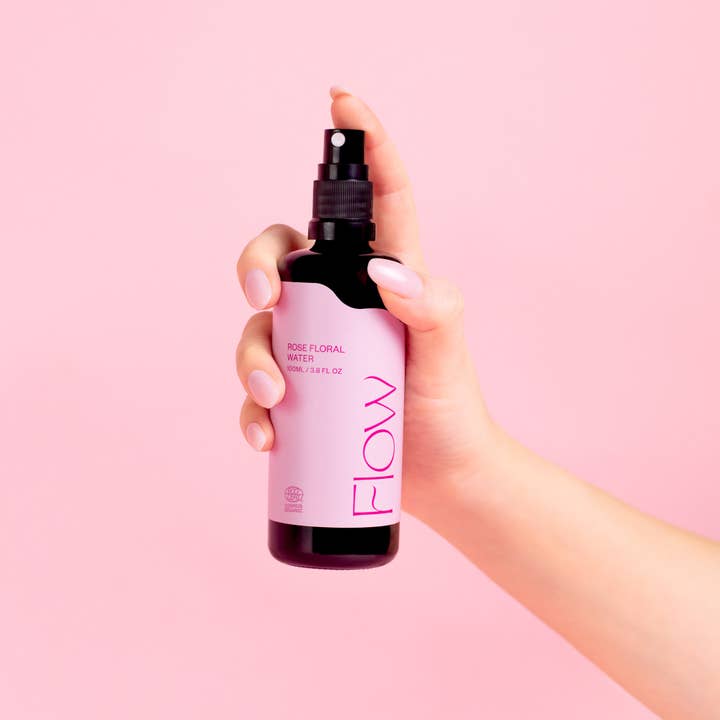 Flow Cosmetics – wholesale Ansiktstoner – ROSENBLOMSVATTEN Cosmos Organic Certifierad
